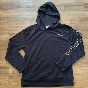 EUC boys’ Adidas clima-cool fleece hoodie - size L